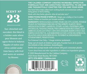 img 3 attached to Caldrea Hand Lotion, For Dry Hands, Made With Shea Butter, Aloe Vera, And Glycerin And Other Thoughtfully Chosen Ingredients, Pear Blossom Agave Scent, 10.8 Oz