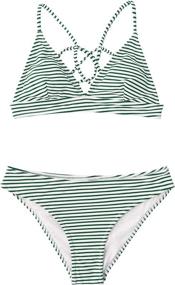 img 3 attached to 👙 CUPSHE Women's Summer Stripe Swimwear - Find Trendy Women's Clothing at Swimsuits & Cover Ups