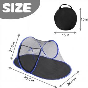 img 1 attached to Portable And Convenient Cat Tent For Outdoor Adventures And Indoor Playtime