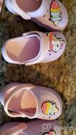 img 1 attached to 🦄 Lightweight Shockproof Non Slip Unicorn Slippers for Boys - Perfect Clogs & Mules Shoes review by Damon Fields