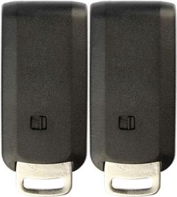 img 3 attached to Pack of 2 KeylessOption Keyless Entry Remote Smart Car Key Fobs for Mitsubishi Outlander Sport Lancer