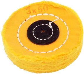img 1 attached to Enhance Your Metalworking Projects With NIUPIKA'S Yellow Soft Cotton Polishing Buffing Wheel Bench Grinder