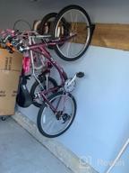 картинка 1 прикреплена к отзыву Voilamart Bicycle Wall Mount Hanger - Pack Of 4 Bike Storage Hooks For Garage Shed, 66Lb Max Capacity Per Single Bike от Gene Taylor