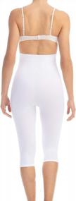 img 1 attached to Women'S High-Waisted Anti-Cellulite Massage Capri Leggings By Farmacell 123 - 100% Made In Italy