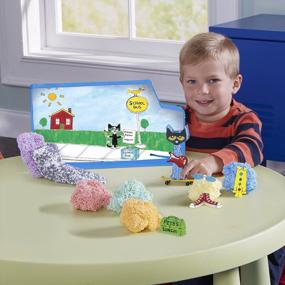 img 2 attached to Pete The Cat Playfoam Set: 8 Non-Toxic Colors With Skateboard & Accessories - Perfect For Kids 3+