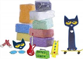 img 4 attached to Pete The Cat Playfoam Set: 8 Non-Toxic Colors With Skateboard & Accessories - Perfect For Kids 3+