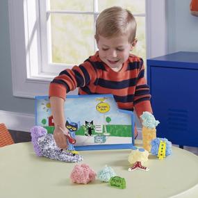 img 3 attached to Pete The Cat Playfoam Set: 8 Non-Toxic Colors With Skateboard & Accessories - Perfect For Kids 3+