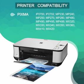 img 3 attached to 🖨️ Remanufactured Canon PG-210XL CL-211XL Ink Cartridge Replacement for PIXMA IP2702 MX410 MP495 MP230 MP240 MP280 MX340 MX350 MX360 Printer – 1 Black & 1 Tri-Color