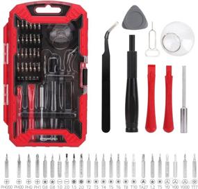 img 1 attached to 🔧 Amazon Basics 32-Piece Electronics Repair Screwdriver Set - Essential Tool Kit for Electronics Repair