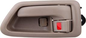 img 3 attached to 🚪 OCPTY 1997-2001 Camry Interior Door Handles Replacement - Texture Beige (4pcs)