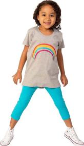 img 3 attached to 👕 Mightly Scooped T Shirts: Top-Quality Certified Clothing for Toddler Girls - Tops, Tees & Blouses