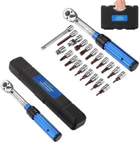 img 4 attached to Precision Torque Control Made Easy With BULLTOOLS 1/4-Inch Drive Click Torque Wrench Set