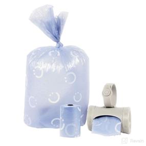 img 3 attached to Ubbi On The Go Gray Bag Dispenser and Waste Disposal Bags Refill: Lavender Scented for Easy Baby Care on the Go - Baby Savings Bundle