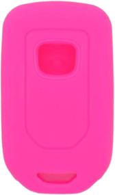 img 2 attached to 🌸 SEGADEN Silicone Cover: Premium Protection for HONDA 3+1/4 Buttons Smart Remote Key Fob CV4210 Rose