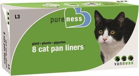 img 3 attached to 🐈 Convenient and Durable: Pureness Giant Cat Pan Liners, 8 Count