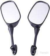 🏍️ high-quality okstno motorcycle black oem aftermarket mirrors for 2003-2012 cbr 600rr / 2004-2007 cbr1000rr логотип