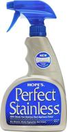 effective cleaning and polishing with hopes perfect stainless stainless steel cleaner, 22oz bottle logo