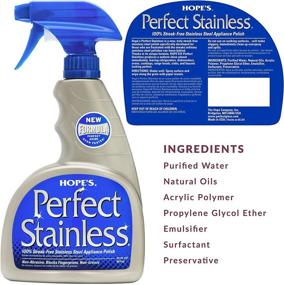 img 3 attached to Effective Cleaning and Polishing with Hopes Perfect Stainless Stainless Steel Cleaner, 22oz Bottle