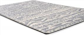 img 2 attached to Distressed Boho Anti Fatigue Standing Mat - Gray, 18" X 30" By Rugshop: The Ultimate Comfort Solution