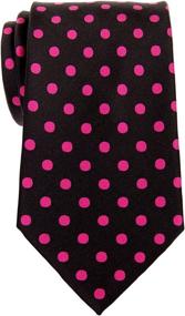 img 2 attached to Retreez Classic Polka Woven Microfiber Men's Accessories best: Ties, Cummerbunds & Pocket Squares