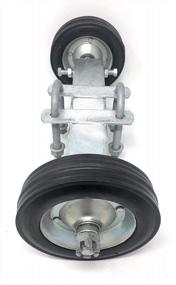 img 1 attached to 5.75" Rolling GATE Carrier Wheels: For Chain Link Fence Rolling Gates - Rut Runner