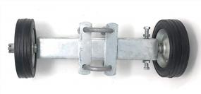 img 3 attached to 5.75" Rolling GATE Carrier Wheels: For Chain Link Fence Rolling Gates - Rut Runner