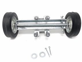 img 2 attached to 5.75" Rolling GATE Carrier Wheels: For Chain Link Fence Rolling Gates - Rut Runner