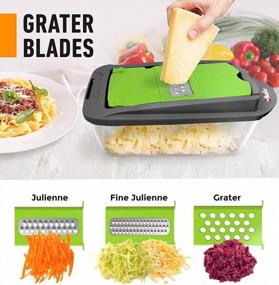 img 4 attached to Supernal 8 Blade Vegetable Slicer Disposable Party Plates, Elegant Plastic Plates With Gold Rim Include 30 Dinner Plates, 30 Salad Plates, 30 Forks, 30 Knives, 30 Spoons