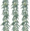 elegant eucalyptus garlands - 3pcs, 6.6ft each, perfect for weddings, parties & home decor logo