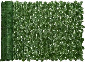 img 4 attached to Artificial Ivy Privacy Fence - Enhance Garden Decor With 118.1X39.3 Inch Faux Hedges Fence And Ivy Vine Leaf Decoration For Outdoor Home Scenes By DearHouse