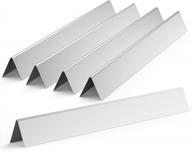 onlyfire gas grill replacement stainless steel flavorizer bars/heat plate for weber 7537, set of 5, 22 1/2 logo