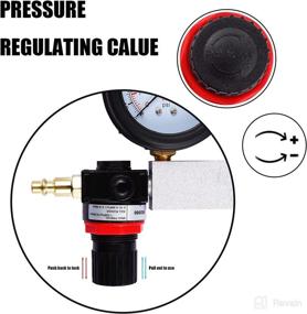 img 1 attached to 📈 CHEINAUTO Dual Pressure Gauges Cylinder Leakdown Tester Kit for Gasoline Engine Compression Diagnosis - Engine Compression Leakdown Detector Leakage Test Set