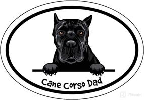 img 2 attached to Овальная наклейка WickedGoodz Cane Corso