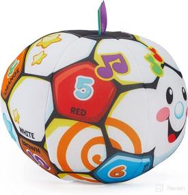 img 1 attached to ⚽️ Fisher-Price Laugh & Learn Singin' Soccer Ball: Music & Learning Fun for Infants and Toddlers (Ages 6-36 Months)