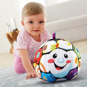 img 3 attached to ⚽️ Fisher-Price Laugh & Learn Singin' Soccer Ball: Music & Learning Fun for Infants and Toddlers (Ages 6-36 Months)