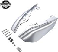 enhance your harley touring experience with advanblack mid frame air deflectors - compatible for 2009-2021 street glide, road king, and electra glide (barracuda silver) логотип