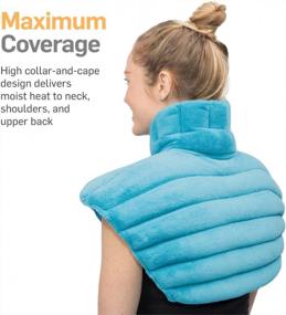 img 2 attached to NatraCure Microwave Heating Pad For Neck, Shoulders And Back Pain Relief - (With SmartBead Technology For Moist Heat Therapy)