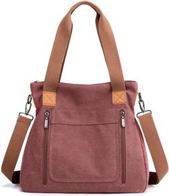 img 4 attached to Womens Handbags Vintage Shoulder Crossbody Women's Handbags & Wallets ~ Totes