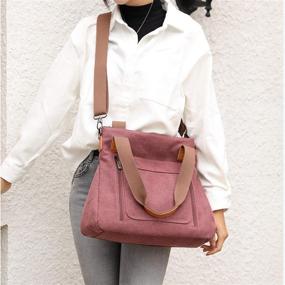 img 3 attached to Womens Handbags Vintage Shoulder Crossbody Women's Handbags & Wallets ~ Totes