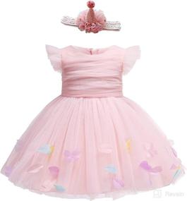 img 4 attached to Glamulice Birthday Bridesmaid Ballerina Pink 2Pcs Apparel & Accessories Baby Boys