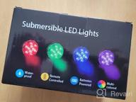 img 1 attached to Transform Your Holiday Party With Creatrek'S Submersible LED Lights: Waterproof, Battery-Operated, And Perfect For Hot Tubs, Backyards And Pumpkins! review by Andrew Burnside