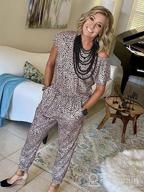 img 1 attached to Women'S Summer Sleeveless Jumpsuit Rompers With Elastic Waist And Pockets review by Daniel Beaver