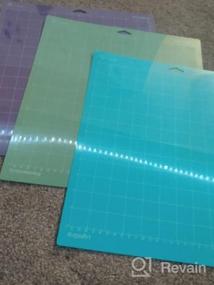 img 5 attached to Maximize Your Cricut Cutting With The Strong Grip IVyne Cutting Mat: 12X12, BPA-Free, Anti-Slip Surface - 3 Pack