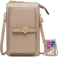 vevesmundo touchscreen lightweight leather crossbody women's handbags & wallets at crossbody bags logo