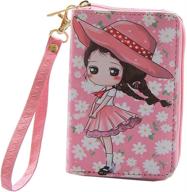 japanese leather cartoon zipper wallet women's handbags & wallets at wallets logo