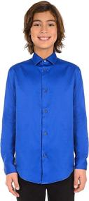 img 3 attached to Calvin Klein Sleeve Sateen Dress: Stylish Boys' Clothing in Tops, Tees & Shirts Collection