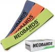 neobands fabric resistance bands set - ideal exercise bands for leg and glute workouts - fabric loop bands for targeted training (pack of 3) logo