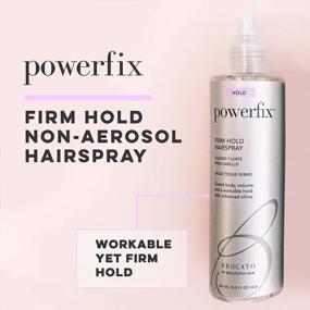 img 3 attached to Brocato Powerfix Firm Hold Hairspray, 8.5 Oz Volumizing Hairspray Adds Texture & Locks In Curls Without Flaking Or Buildup Texturizing Hair Spray Product Add Shine & Volume For Sexy Hairstyles