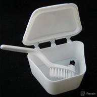 denture brush orthodontic storage container logo