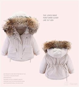 img 2 attached to JELEUON Winter Hooded Snowsuit Outfits Apparel & Accessories Baby Boys ... Clothing